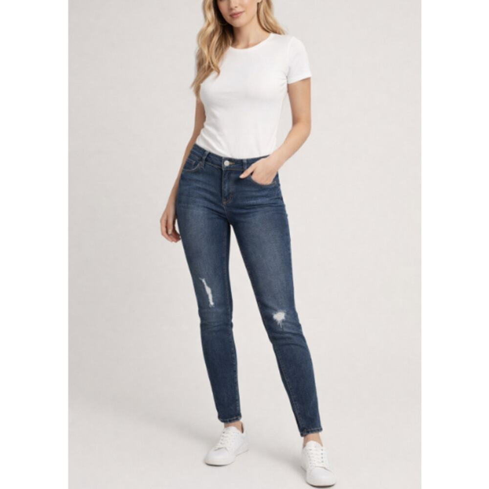 YMI Jeans Women's Blue High Rise Skinny Jeans Size 1/25